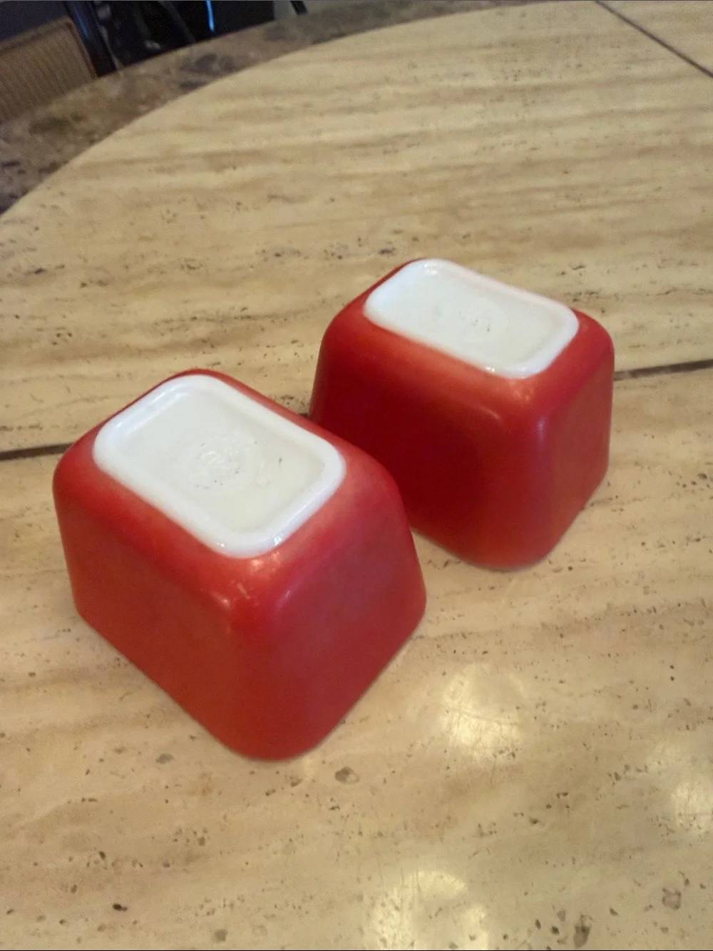 Pyrex primary colors refrigerator dish